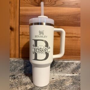 Stanley White Personalized Tumbler